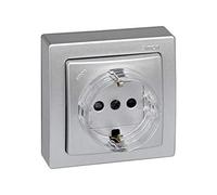 Simon - 73432-53 base schuko 2p+tt monob. c/obt s73 loft alum Ref. 6557363356