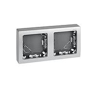Simon - 73620-63 marco 2 elementos s-73 aluminio Ref. 6557363160
