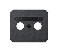 Simon 75053-38 placa de pared y cubierta de interruptor Grafito