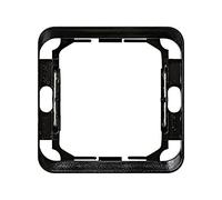 Simon 75907-39 placa de pared y cubierta de interruptor Negro