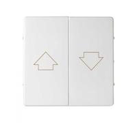 Simon 82 Concept | Tecla doble persianas con enclavamiento blanco mate SIMON 8200028-090