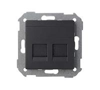 Simon 82006-38 placa de pared y cubierta de interruptor Grafito