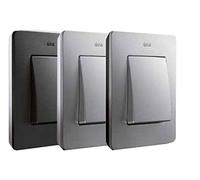 Simon - 8200610-238 marco 1 elem detail grafito base aluminio Ref. 6558402001