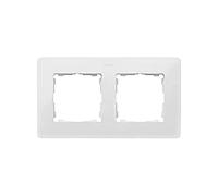 Simon - 8200620-030 marco 2 elem detail blanco Ref. 6558401002