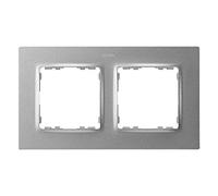 Simon Marco para 2 elementos, serie 82 Concept, 1 x 12,5 x 8 centímetros, color aluminio (referencia: 8200627-093), Estándar