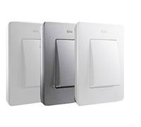 Simon 8200630-093 - Marco 3 Elem. Aluminio Base Blanca