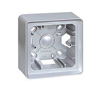 Simon 8200750-093 - Caja Superficie 1 Elem. Aluminio Frio