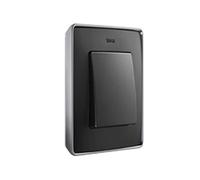 Simon 8201620-240 placa de pared y cubierta de interruptor Aluminio