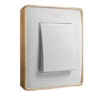 Simon 8201620-270 placa de pared y cubierta de interruptor Blanco