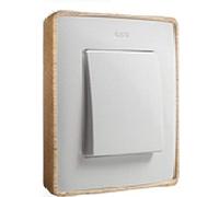 SIMON 8201630-270 Placa de Pared, Blanco