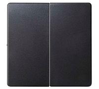 Simon Tapa doble interruptor, conmutador, serie 82, 1 x 5,5 x 5,5 centímetros, color negro (referencia: 8202126-098)