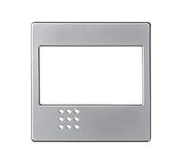 Simon 82080-33 placa de pared y cubierta de interruptor Aluminio