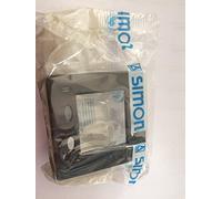 Simon 82555-38 placa de pared y cubierta de interruptor Grafito