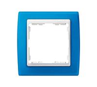 Simon - 82613-64 marco 1 elemento s-82 blanco translucido azul Ref. 6558230191