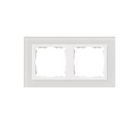 Simon - 82627-30 marco 2 elemento s-82 nature cristal blanco Ref. 6558330002