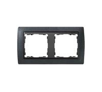 Simon 82824-60 - Marco 2 Element.Gris Granito/Zoc.Grafito