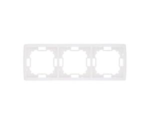 Simon Basic Standard 5902787568412 BMR3/11 - Marco universal de 3 vías, color blanco