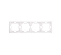 Simon Basic Standard 5902787573911 BMR4/11 - Marco universal de 4 vías, color blanco