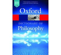 Simon Blackburn The Oxford Dictionary of Philoso (Tapa blanda) (Importación USA)