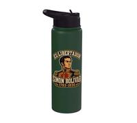 Simon Bolivar El Libertador 1783-1830 Stainless Steel Insulated Water Bottle