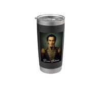 Simón Bolívar Libertador Veneuela Vaso térmico de acero inoxidable de doble pared