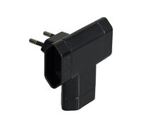 Simon brico - Adaptador 10a 250v 3 tomas negro blister