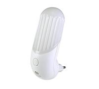 Simon brico extra light - Lámpara enchufable rigel 220v blanco blister