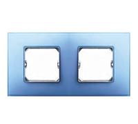 Simon Brico G2777263 - Marco 2 elementos azul mate neos