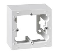 SIMON - Caja de Superficie, Base Enchufe Empotrable, Serie Simon 10, Apta para Interiores (IP20), Fácil de Instalar, Un Elemento, Color Blanco