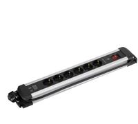 SIMON EXTRAPOWER REGLETA 6 TOMAS 16A 2 USB ANTISOBRETENSIÓN CABLE 2M | Regleta de enchufe plano, ladrón con interruptor, 6 tomas 16A 250V y 2 USB A, protección sobretensiones y cable de 2 metros