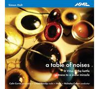Simon Holt : A table of noises. Currie, Hanslip, Collon.