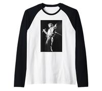 Simon Le Bon Duran Duran Live Sing Blue Silver Tour 1983 Camiseta Manga Raglan