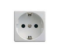 Simon M113392 - Base enchufe 2 polos + toma tierra blanco 27