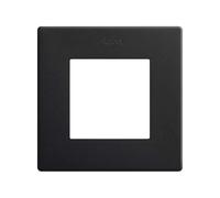 SIMON - Marco de Enchufe 1 Toma, Serie Simon 270, Marco Individual de Pared, Fácil de Instalar, Bastidor Incluído, Color Negro Mate (27000610-098)