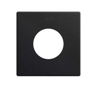 SIMON - Marco de Enchufe Clean, 1 Toma, Serie Simon 270, Marco de Pared Estética Mínima, Fácil de Instalar, No Incluye Bastidor, Color Negro (20000910-039)