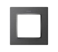 SIMON - Marco de Pared, 1 Elemento, Serie 82 Concept, Compatible con Series de Mecanismos Simon 75, 31, 82 y 88, Apto para Interiores, Fácil de Montar, Efecto Mate Antihuellas, Color Titanio