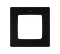 Simon - Marco de Pared, 1 Elemento, Serie 82 Concept, Compatible Series de Mecanismos Simon 75, 31, 82 y 88, Apto Interiores, Fácil de Montar, Efecto Mate Antihuellas, Color Negro