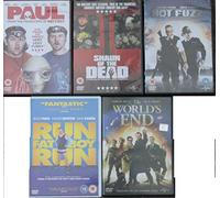 SIMON PEGG COLLECTION hot fuzz + run fat boy run + shaun of the dead + world's end + paul
