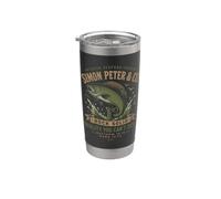 Simon Peter & Co. Cristiano divertido Vaso térmico de acero inoxidable de doble pared