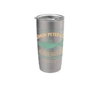 Simon Peter & Co. Cristiano divertido Vaso térmico de acero inoxidable de doble pared
