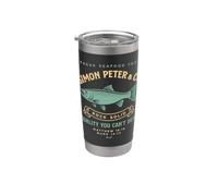 Simon Peter & Co. Cristiano divertido Vaso térmico de acero inoxidable de doble pared