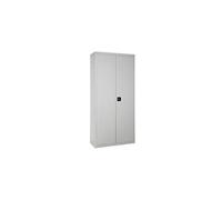 Simon Rack Amario Metálico Almacenaje, 1800x800x400 mm, Armario Multiusos, 2 Puertas, 4 Estantes, Gris - Simonlocker
