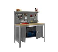 Simon Rack Banco de Trabajo con Panel Perforado y Cabina 910x610 mm - BT3