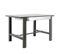 Simon Rack Banco de Trabajo Taller, Capacidad Carga 600 kg, 830x1200x730 mm, Mesa de Trabajo, 1 Cajón, Gris - BT6
