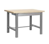 Banco trabajo 865x1500x750 SIMONWORK BT6 MDF 1BOX 1500x750 GRIS/MADERA marca SIMONRACK