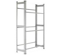 Simon Rack Estantería Cajas de Bebidas, 6 Cajas, 1800x800x300 mm, 3 Alturas, 100 kg de Punto Flexión, Estantería para Bebidas, Galvanizado - Simonbottle