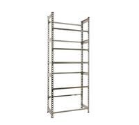 Simon Rack Estantería Cajas de Bebidas, 8 Cajas, 2000x800x300 mm, 4 Alturas, 100 kg de Punto Flexión, Estantería para Bebidas, Galvanizado - Simonbottle