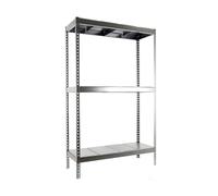 Simon Rack Estanteria Industrial, 2000x2100x750 mm, 500 kg de Punto Flexión, 3 Estantes, Estanterias Almacenaje, Estanterias Metalicas, Galvanizado - SimonTaller