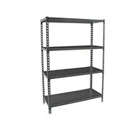 Simon Rack Estanterias Metalicas, 1500x1200x300 mm, 4 Baldas de Metal, 200 kg de Punto Flexión, Estanterias Almacenaje, Antracita - Simonclick