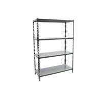 Simon Rack Estanterias Metalicas, 1500x1200x300 mm, 4 Baldas de Metal, 200 kg de Punto Flexión, Estanterias Almacenaje, Antracita/Galva - Simonclick